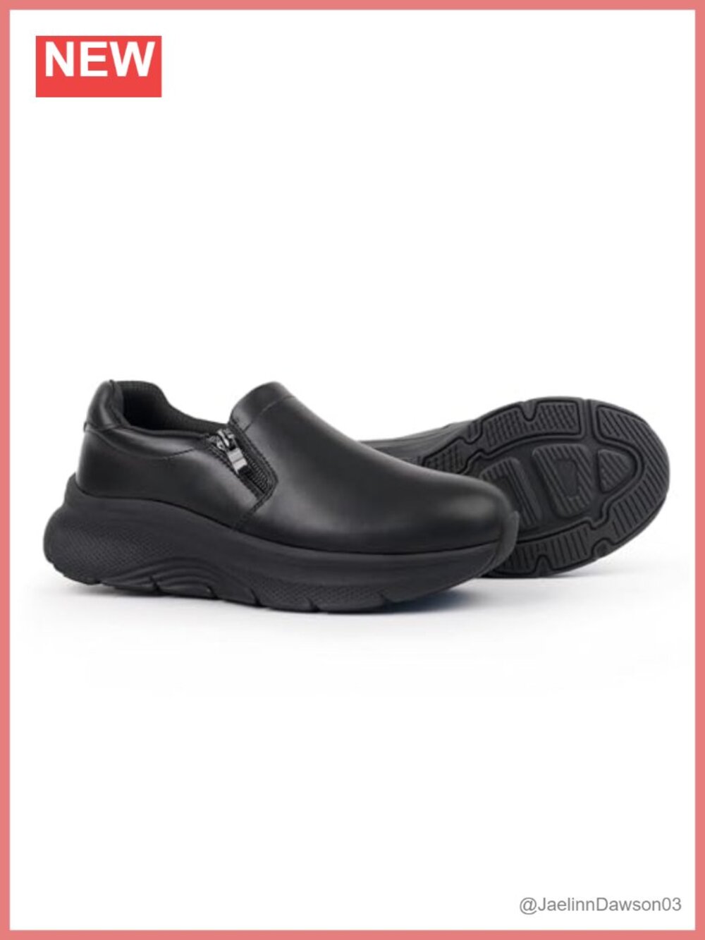 Women's Slip On Arch Support Nurse Shoes Slip Resistant Lightweight Work Shoes